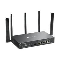 TP-Link ER706WP-4G Omada 4G+ Cat6 AX3000 Gigabit VPN Gateway with 4-Port PoE+, 574Mbps at 2.4 GHz + 2402 Mbps at 5 GHz (HE160) Wi-Fi Speed, 300 Mbps D - Image 3