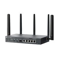 TP-Link ER706WP-4G Omada 4G+ Cat6 AX3000 Gigabit VPN Gateway with 4-Port PoE+, 574Mbps at 2.4 GHz + 2402 Mbps at 5 GHz (HE160) Wi-Fi Speed, 300 Mbps D - Image 4
