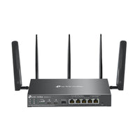 TP-Link ER706WP-4G Omada 4G+ Cat6 AX3000 Gigabit VPN Gateway with 4-Port PoE+, 574Mbps at 2.4 GHz + 2402 Mbps at 5 GHz (HE160) Wi-Fi Speed, 300 Mbps D - Image 5