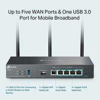 TP-Link ER706W Omada AX3000 Gigabit VPN Router, 6 Gigabit Ports (5 RJ45+1 SFP), Omada Mesh, IPSec, SSL, Wireguard, PPTP, L2TP VPN - Image 4