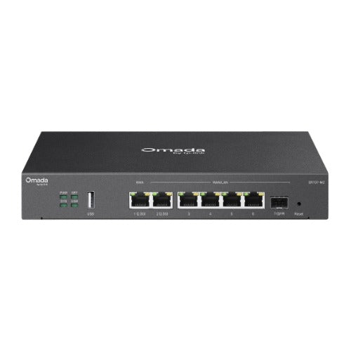 TP-Link ER707-M2 Omada Multi-Gigabit VPN Router Omada, 2x 2.5Gbps RJ45, 5x Gigabit (1xSFP + 4x RJ45), Load Balance, 1x USB, High Security VPN - Image 1
