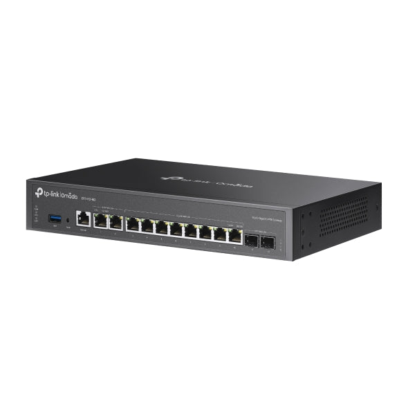 TP-Link ER7412-M2 Omada Multi-Gigabit VPN Router, Quad-core CPU, 2x2.5Gbps RJ45, 10x Gigabit WLAN/LAN Ports(2x SFP), 1x USB3.0, MultiWAN Load Balance - Image 3