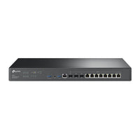 TP-Link ER8411 Omada VPN Router with 10G Ports , 1× 10G SFP+ WAN Port, 1× 10G SFP+ WAN/LAN Port,1× Gigabit SFP WAN/LAN Port, 8× Gigabit RJ45 WAN/LAN P - Image 1