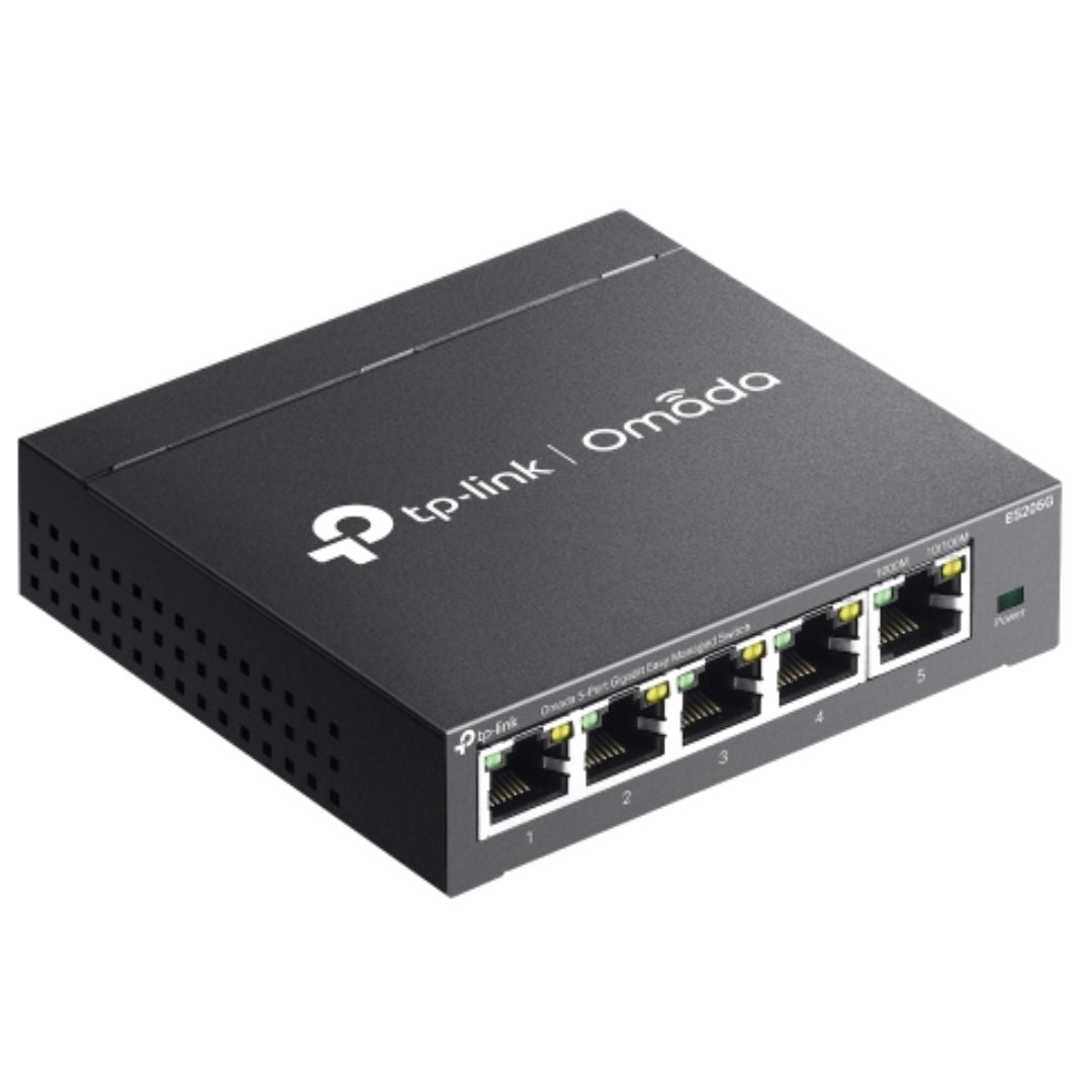 TP-Link ES205G Omada 5-Port Gigabit Easy Managed Switch by Omada SDN,  VLAN, QoS, IGMP Snooping, Loop Prevention, Port Isolation - Image 4