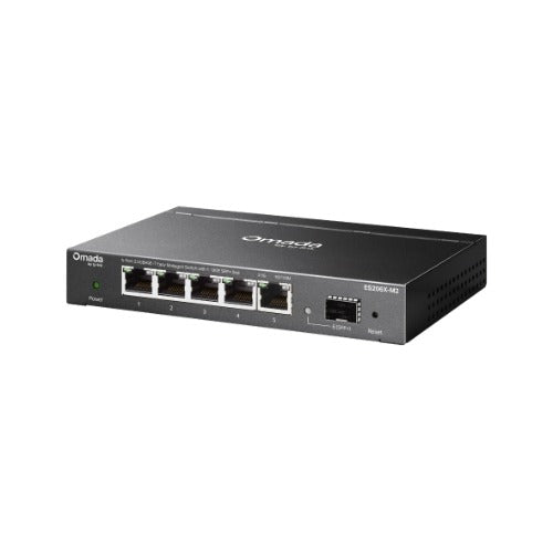 TP-Link Omada ES206X-M2 2.5G Easy Managed Network Switch, 5× 2.5GbE Ports + 10G SFP+, Fanless Design, VLAN, QoS, IGMP Snooping, 5-Year Warranty - Image 3