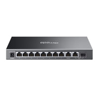 TP-Link ES210GP Omada 10-Port Gigabit Easy Managed Switch with 8-Port PoE+,  8× Gigabit PoE+ Ports, 1x Gigabit Non-PoE Ports, 1× Combo Gigabit RJ45/SF - Image 2