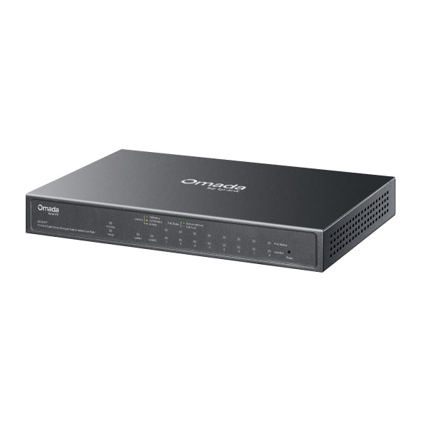 TP-Link ES210GP Omada 10-Port Gigabit Easy Managed Switch with 8-Port PoE+,  8× Gigabit PoE+ Ports, 1x Gigabit Non-PoE Ports, 1× Combo Gigabit RJ45/SF - Image 3