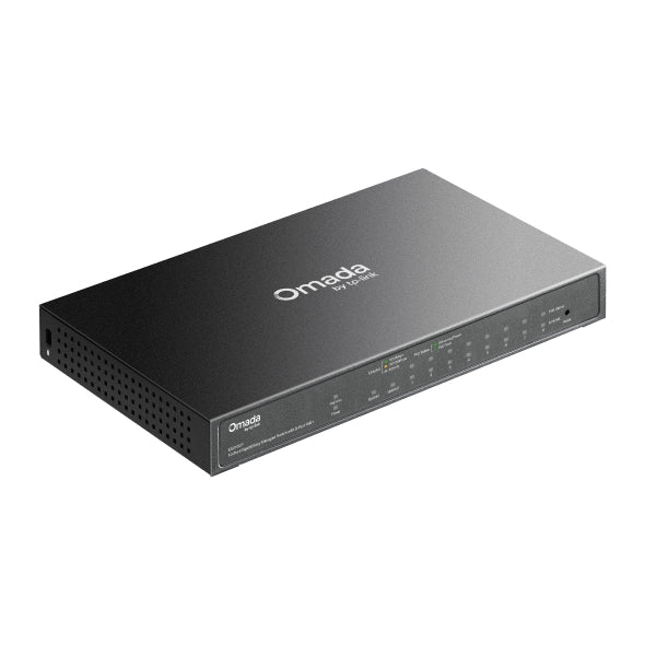 TP-Link ES210GP Omada 10-Port Gigabit Easy Managed Switch with 8-Port PoE+,  8× Gigabit PoE+ Ports, 1x Gigabit Non-PoE Ports, 1× Combo Gigabit RJ45/SF - Image 4