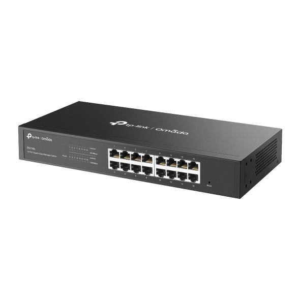 TP-Link ES216G Omada 16-Port Gigabit Easy Managed Switch, Flow Control, Loopback Detection, Port Isolation, Port Mirroring, LAG, VLAN, IGMP Snooping, - Image 3