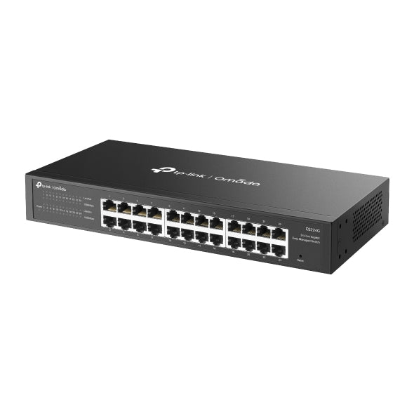 TP-Link ES224G Omada 24-Port Gigabit Easy Managed Switch, Flow Control, Loopback Detection, Port Isolation, Port Mirroring, LAG, VLAN, IGMP Snooping, - Image 3