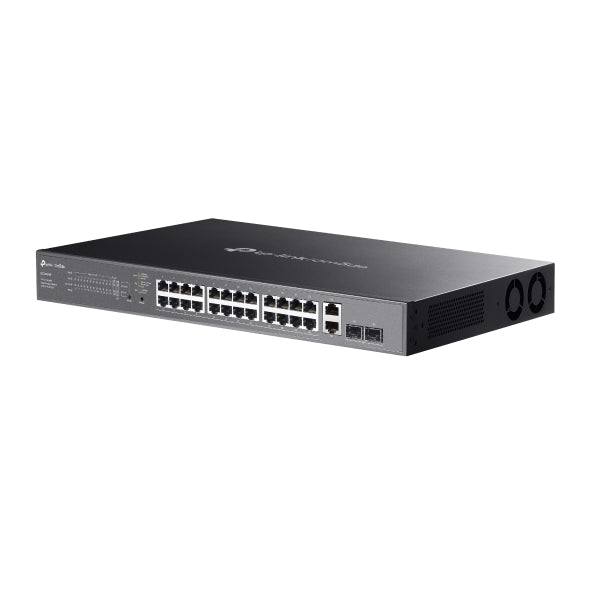 TP-Link ES228GMP Omada 28-Port Gigabit Easy Managed Switch with 24-Port PoE+,  Fast PoE, Perpetual PoE, Flow Control, Loopback Detection, Port Isolati - Image 3