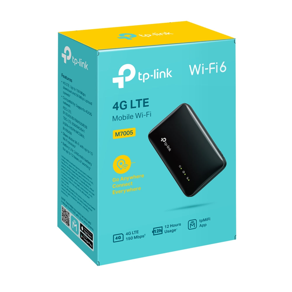 TP-Link M7005 4G LTE Mobile Wi-Fi Supported with up to 150 Mbps download and 50 Mbps upload speeds - Image 5