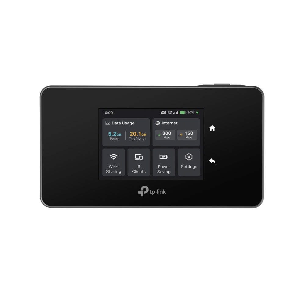 TP-Link M8550 5G Mobile Wi-Fi, 2880 Mbps at 6 GHz or 2880 Mbps at 5 GHz 688 Mbps at 2.4 GHz, 5G 3.4Gbps/900Mbps, 4G Cat19 1.6Gbps/2 - Image 2