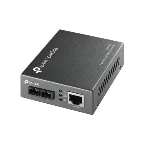 TP-Link MC110CS 10/100Mbps Single-Mode Media Converter Convert 100BASE-FX Fiber to 100Base-TX Copper Media Extends Fiber Distance Up To 20km - Image 1