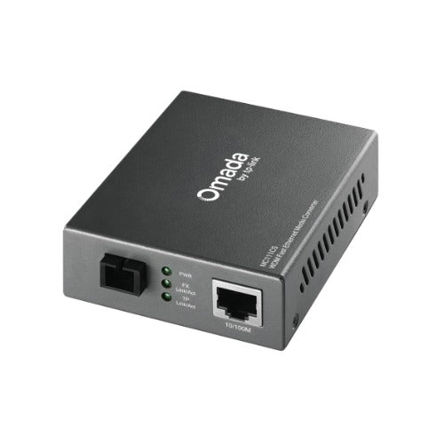 (E)TP-Link MC111CS 10/100Mbps SC WDM Media Converter Monomode Simplex 10/100Base-TX, 100Base-FX standards Link Fault Passthrough and Far End Fault - Image 1