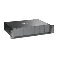 TP-Link MC1400 19" 2U Rackmount Chassis for 14-Slot Media Converters, Redundant Power Supply, Hot-Swappable, Mounted,Two Cooling Fans - Image 5