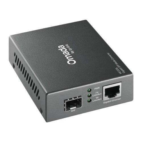 TP-Link MC220L Gigabit Single & Multi-Mode SFP Media Converter - IEEE 802.3ab/802.3z, 0.55km Multi-mode, 10km Single-Mode - Image 2