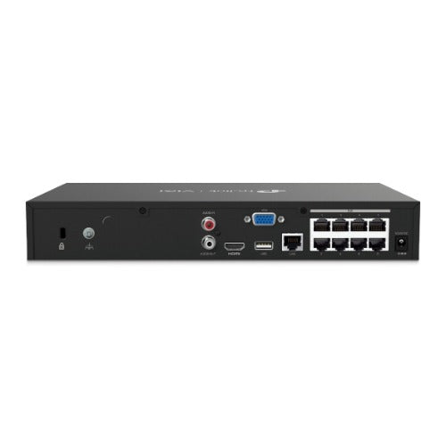 TP-Link VIGI NVR1008H-8P 8 Channel PoE+ Network Video Recorder, 53W PoE Budget, H.265+, 4K Video Output & 16MP Decoding Capacity (HDD Not Included) - Image 3