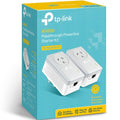 TP-Link TL-PA4010P KIT AV600 Powerline Adapter with AC Pass Through Starter Kit 600Mbps HomePlug AV 1x100Mbps LAN Power Socket 300m ~TL-PA4016P KIT - Image 1