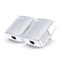 TP-Link TL-PA411 KIT AV600 Nano Powerline Adapter Starter Kit HomePlug AV 1x100Mbps LAN 300m Range Miniature Design Plug & Play - Image 2