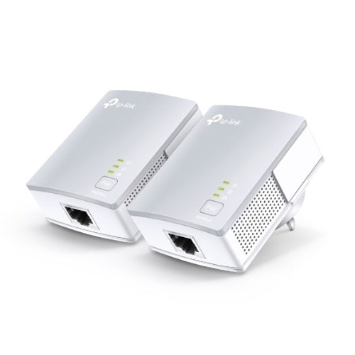(E)TP-Link TL-PA411 KIT AV600 Nano Powerline Adapter Starter Kit HomePlug AV 1x100Mbps LAN 300m Range Miniature Design Plug & Play - Image 2