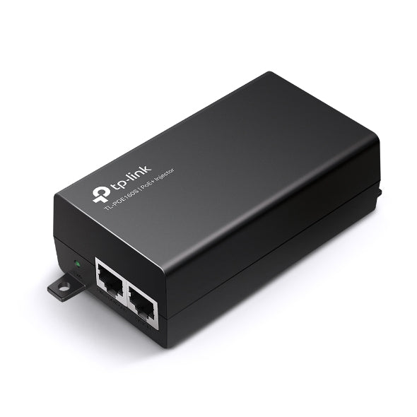 TP-Link TL-POE160S Omada PoE+ Injector, 2 Gigabit Ports, 802.3af/at, Integrated Power Supply, Wall Mountable, Plug & Play - Image 1
