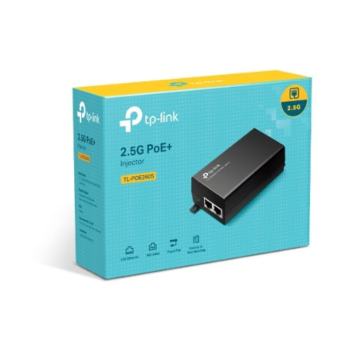 TP-Link TL-POE260S 2.5G PoE+ Injector, 1× 2.5G PoE Port, 1× 2.5G Non-PoE Port, Data and Power Carried over The Same Cable Up to 100 Meters, Pocket Siz - Image 5