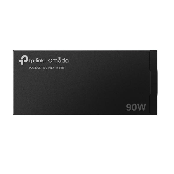 TP-Link POE380S Omada 10G PoE++ Injector PORT: 1× 10Gbps PoE Port, 1× 10Gbps Non-PoE Port, SPEC: 802.3bt/at/af Compliant, 90 W PoE Power, Data and Pow - Image 3