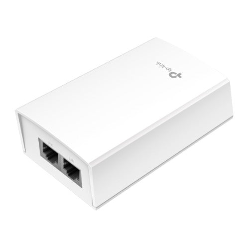 TP-Link POE4824G Omada 48V Passive PoE Injector Adapter, Data and Power Carried over The Same Cable, 48 V Power Input, 24 W PoE Power, Plastic Case - Image 1