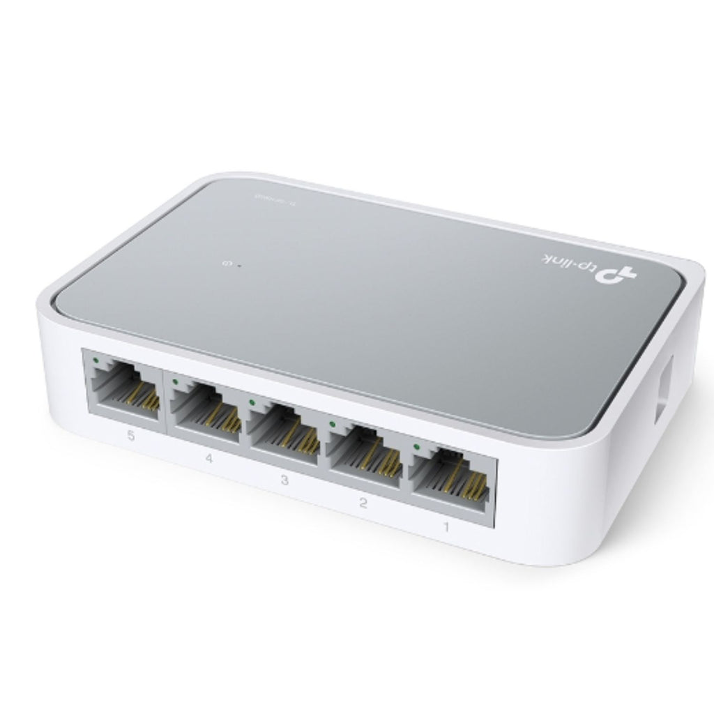 TP-Link TL-SF1005D 5-port 10/100M mini Desktop Switch, 5 10/100M RJ45 ports, Plastic case, Supports Auto MDI / MDIX - Image 3