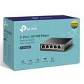 TP-Link TL-SF1005P 5-Port 10/100Mbps Desktop Switch with 4-Port PoE 67W IEEE 802.3af compliant 1Gbps Switching - Image 1
