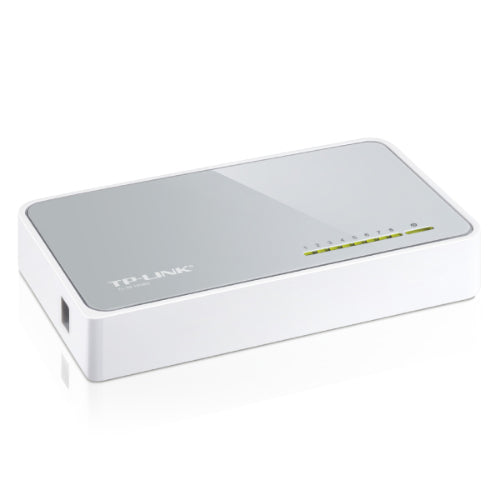 TP-Link TL-SF1008D 8-port 10/100M Desktop Switch, 8 10/100M RJ45 ports, Plastic case, Supports Auto MDI/MDIX - Image 2