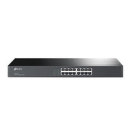TP-Link TL-SF1016 16-port 10/100M Switch, 16 10/100M RJ45 ports, 1U 19-inch rack-mountable steel case - Image 1