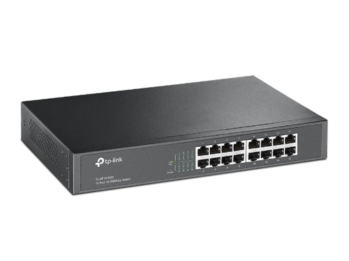 (E)(CH)TP-Link TL-SF1016DS 16-Port 10/100Mbps Smart Switch or wall-mounting design Plug and play 3.2Gbps Switching Capacity Auto-MDI/MDIX Supports MAC - Image 2