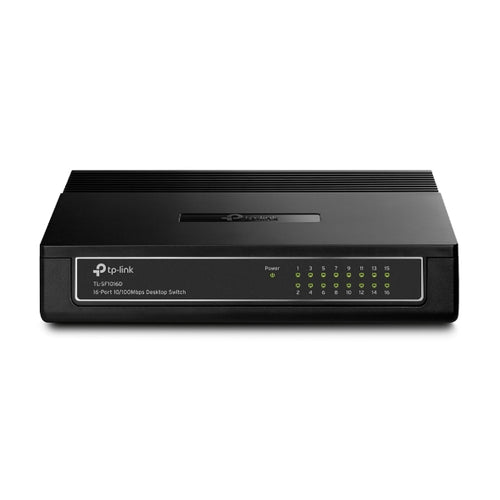 (E)(CH)TP-Link TL-SF1016D 16-Port 10/100Mbps Desktop Switch or wall-mounting design Plug and play 3.2Gbps Switching Capacity Auto-MDI/MDIX Supports MA - Image 2
