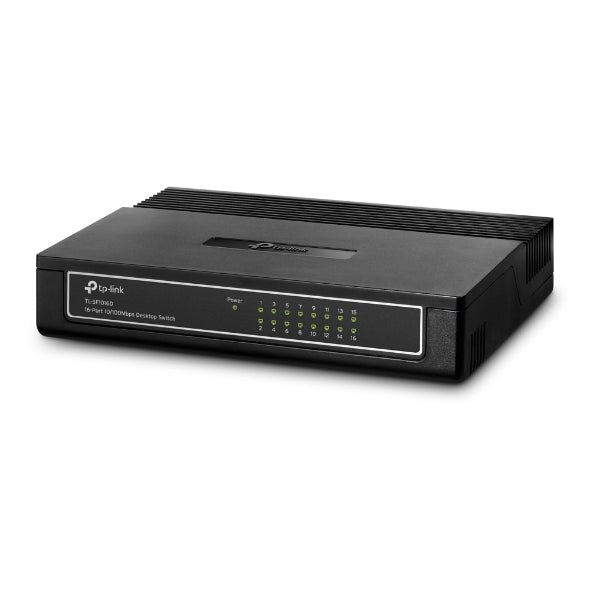 TP-Link TL-SF1016D 16-Port 10/100Mbps Desktop Switch or wall-mounting design Plug and play 3.2Gbps Switching Capacity Auto-MDI/MDIX Supports MAC - Image 3