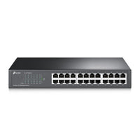TP-Link TL-SF1024D 24-Port 10/100Mbps Rackmount Unmanaged Switch energy-efficient Supports MAC 13-inch Desktop steel case 4.8 Gbps Switching Cap - Image 2