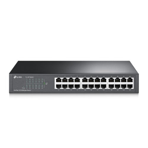 (E)(CH)TP-Link TL-SF1024D 24-Port 10/100Mbps Rackmount Unmanaged Switch energy-efficient Supports MAC 13-inch Desktop steel case 4.8 Gbps Switching Ca - Image 2
