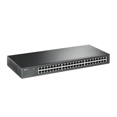 (E)(CH)TP-Link TL-SF1048 48-Port 10/100Mbps Rackmount Switch energy-efficient Supports MAC 19-inch rack-mountable steel case 100% Data filtering - Image 2