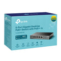 TP-Link TL-SG1005P-PD 5-Port Gigabit Desktop PoE+ Switch with 1-Port PoE++ In, 4-Port PoE+ Out, Metal Case, Long Range 250M, Up to 66W Total POE Budge - Image 1