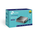 TP-Link TL-SG1005P 5-Port Gigabit Desktop Switch with 4-Port PoE, 5 Gigabit RJ45 ports including 4 PoE ports, 56W PoE Power supply, steel case - Image 1