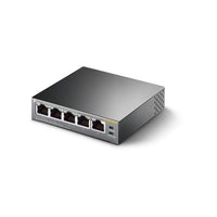 TP-Link TL-SG1005P 5-Port Gigabit Desktop Switch with 4-Port PoE, 5 Gigabit RJ45 ports including 4 PoE ports, 56W PoE Power supply, steel case - Image 4