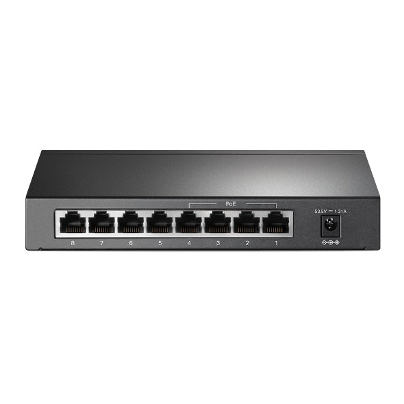TP-Link TL-SG1008P 8-Port Gigabit Desktop Unmanaged Switch with 4-Port PoE 53W IEEE 802.3af, Up to 64W for all PoE ports,Up to 15.4W for each PoE por - Image 2