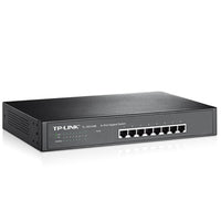 TP-Link TL-SG1008 8-Port Gigabit Unmanaged Switch 13" Desktop Rackmountable Steel Case Fanless Supports MAC address 802.1p/DSCP QoS - Image 2