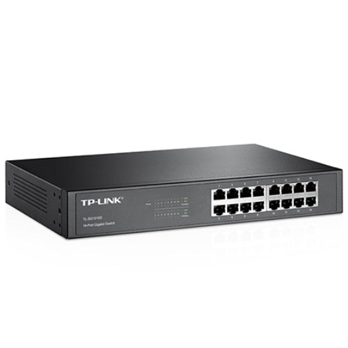 TP-Link TL-SG1016D 16-Port Gigabit Desktop/Rackmount Unmanaged Switch Energy-efficient Supports MAC Plug&play 32Gbps Switching Capacity - Image 2