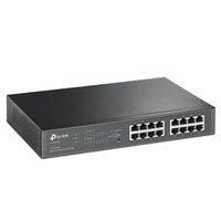 TP-Link TL-SG1016PE 16-Port Gigabit Easy Smart Switch 8-Port PoE+ Rack Mountable/Desktop, 32Gbps Switching Capacity,8K MAC Address Table - Image 2