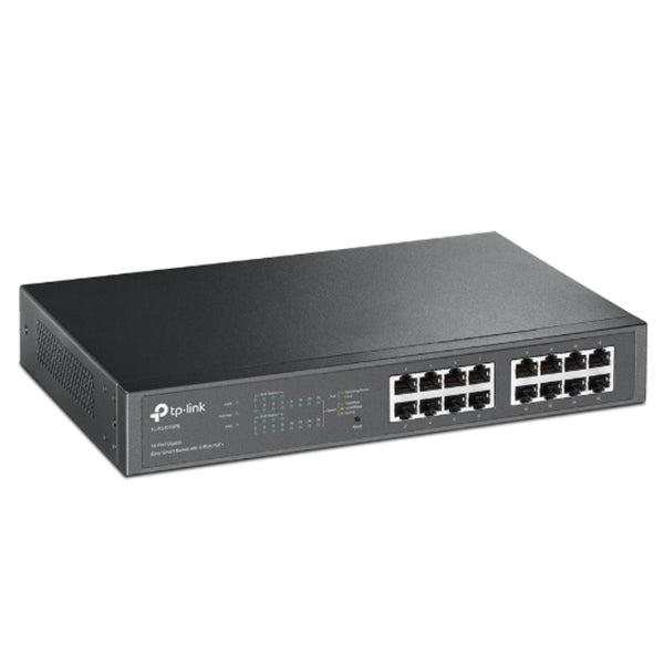 TP-Link TL-SG1016PE 16-Port Gigabit Easy Smart Switch 8-Port PoE+ Rack Mountable/Desktop, 32Gbps Switching Capacity,8K MAC Address Table