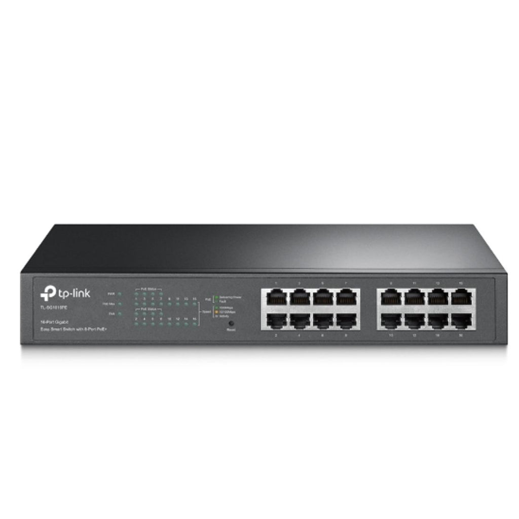 TP-Link TL-SG1016PE 16-Port Gigabit Easy Smart Switch 8-Port PoE+ Rack Mountable/Desktop, 32Gbps Switching Capacity,8K MAC Address Table - Image 4