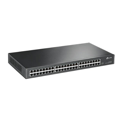 TP-Link TL-SG1048 48-Port Gigabit Rackmount Switch 19-inch rack-mountable steel case 96Gbps Switching Capacity IEEE 802.3x flow control Auto MDI/MDIX - Image 2