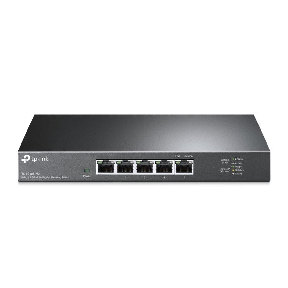 TP-Link TL-SG105-M2 5-Port 2.5G Desktop Switch, Up To 25G Switching Capacity, Connects 2.5G NAS/Server, 2.5G WiFi 6 AP, 4K Video, Wall-Mountable, 5YW - Image 2